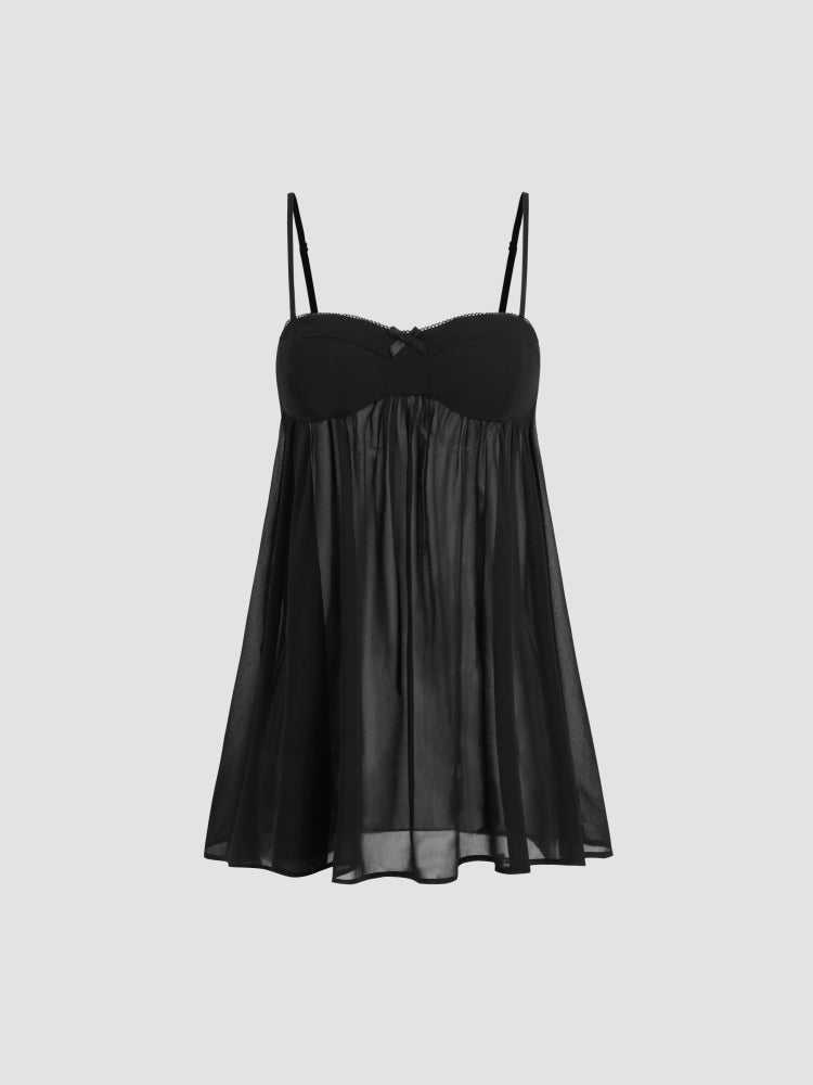 star genuine goods leopard print bow skirt chiffon loose sexy suspenders dress