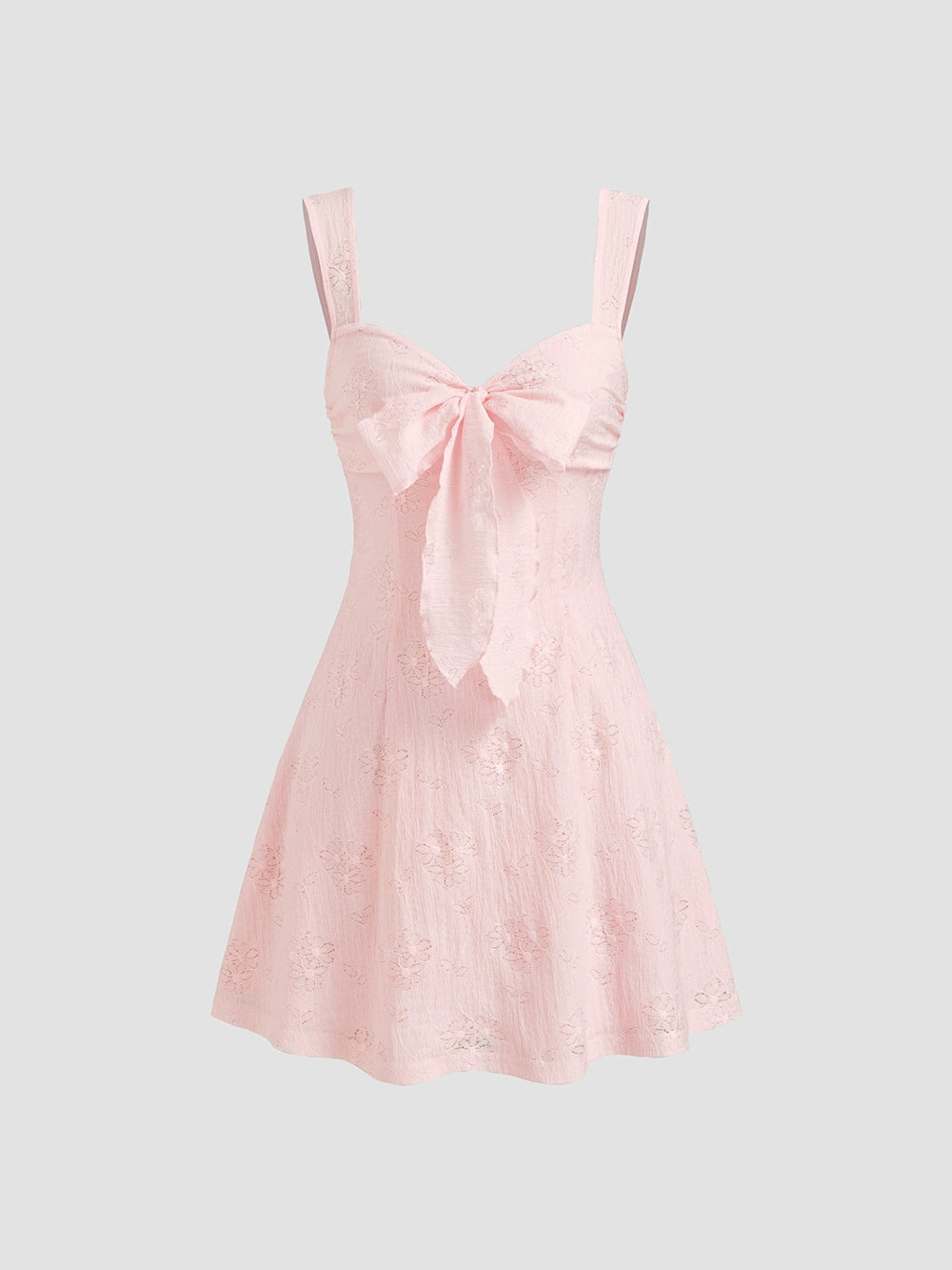 Lace Sweet Bow Hottie Sexy Open Back Design Short Slip Dress
